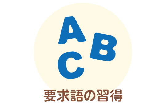要求語の習得