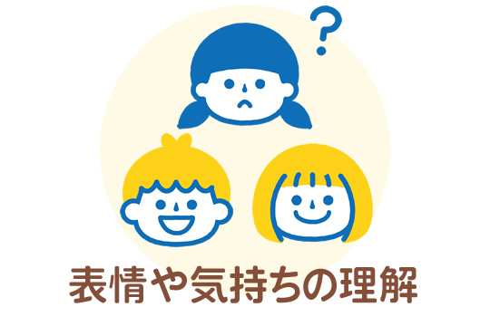 表情や気持ちの理解